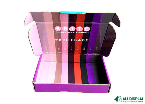 Rainbow Corrugated Gift Box 200mm Packaging Shipping Boxes