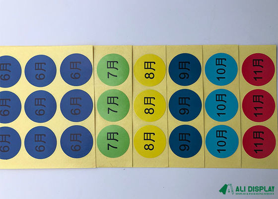 10mmの司令官付着力の円のステッカー